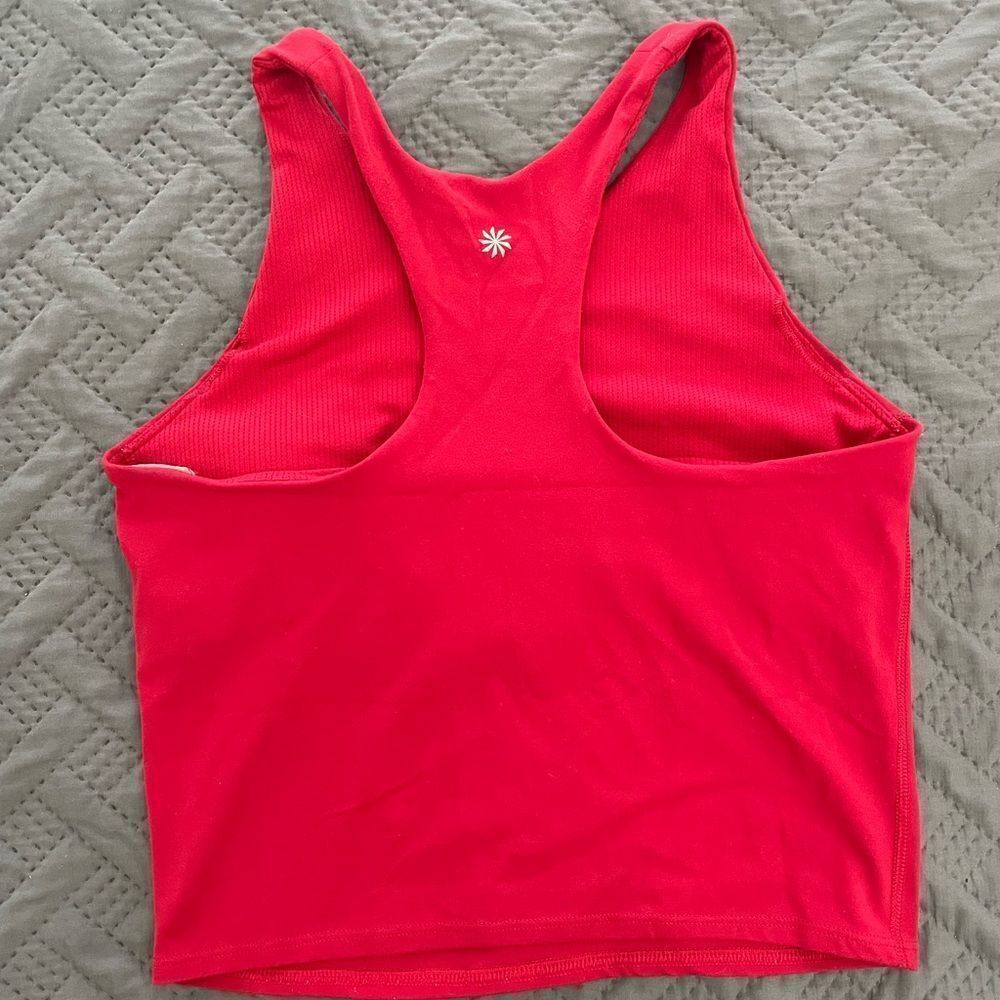 Red Athleta Matching Workout Set - Picture 6 of 13